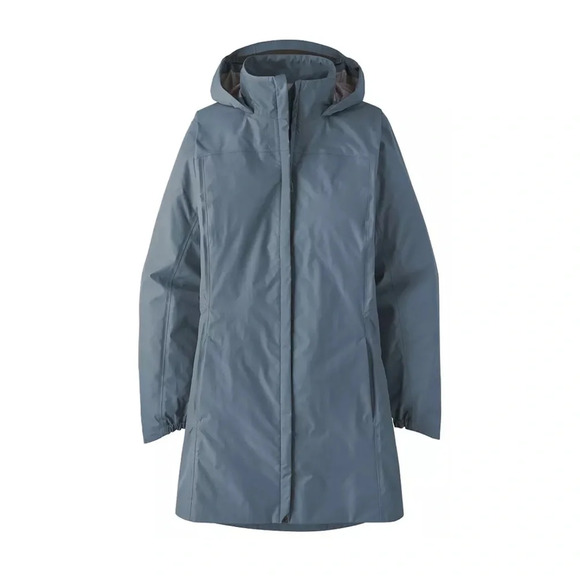 Patagonia Women's XL Torrentshell 3L Rain Parka Utility Blue Jacket NWT - Picture 7 of 10